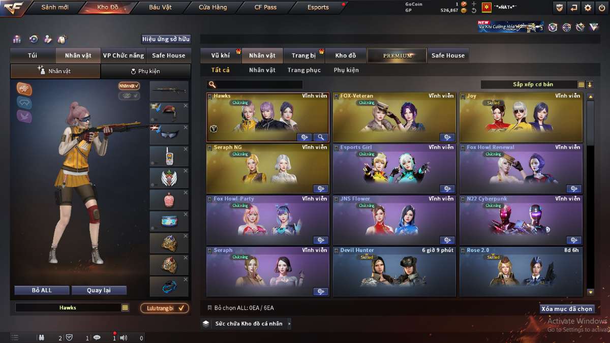 shop acc cf uy tin gia re